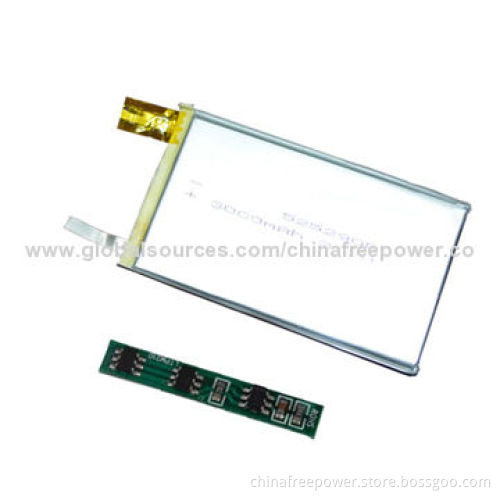 3000mAh Lithium Polymer Battery, Safe and Thin